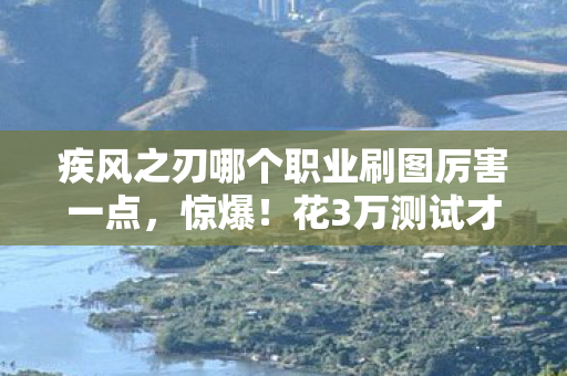 疾风之刃哪个职业刷图厉害一点,惊爆!花3万测试才知隐情,疾风之刃刷图王竟被这样砍掉! 疾风之刃哪个职业刷图厉害一点,惊爆!花3万测试才知隐情,疾风之刃刷图王竟被这样砍掉!