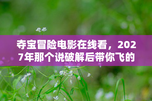 夺宝冒险电影在线看,2027年那个说破解后带你飞的人,伏笔成永远,鼻子一酸泪满襟 夺宝冒险电影在线看,2027年那个说破解后带你飞的人,伏笔成永远,鼻子一酸泪满襟