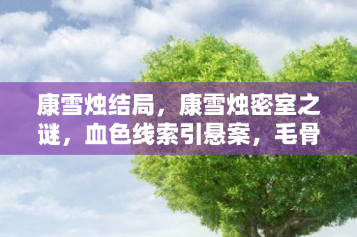 康雪烛结局，康雪烛密室之谜，血色线索引悬案，毛骨悚然十年未解
