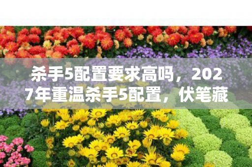 杀手5配置要求高吗,2027年重温杀手5配置,伏笔藏旧忆,鼻子一酸忆往昔 杀手5配置要求高吗,2027年重温杀手5配置,伏笔藏旧忆,鼻子一酸忆往昔