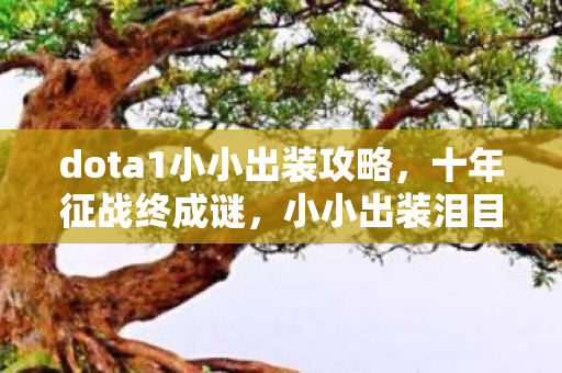 dota1小小出装攻略,十年征战终成谜,小小出装泪目时——当服务器熄灭的钟声响起 dota1小小出装攻略,十年征战终成谜,小小出装泪目时——当服务器熄灭的钟声响起