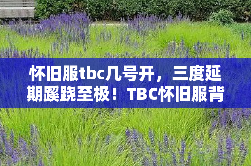 怀旧服tbc几号开,三度延期蹊跷至极!TBC怀旧服背后真相让人后背发凉 怀旧服tbc几号开,三度延期蹊跷至极!TBC怀旧服背后真相让人后背发凉
