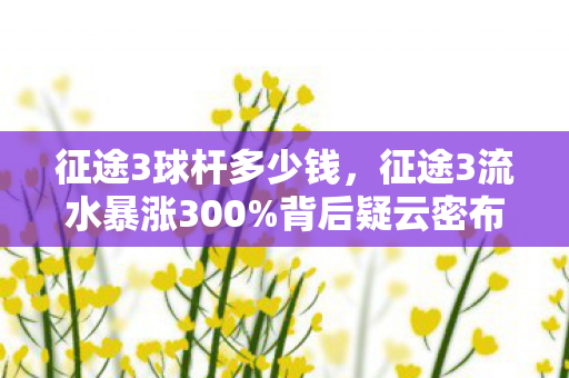 征途3球杆多少钱,征途3流水暴涨300%背后疑云密布,玩家心寒,谁在操控这场狂欢? 征途3球杆多少钱,征途3流水暴涨300%背后疑云密布,玩家心寒,谁在操控这场狂欢?