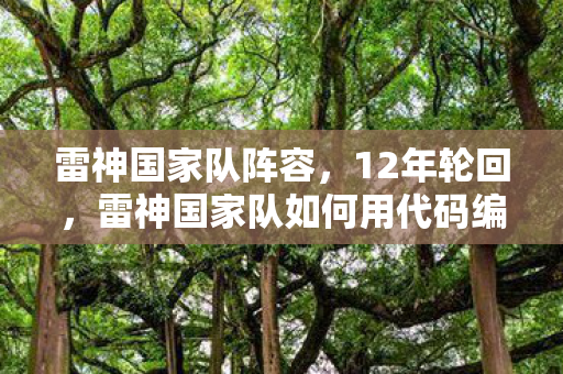 雷神国家队阵容,12年轮回,雷神国家队如何用代码编织出跨越时空的泪目传奇 雷神国家队阵容,12年轮回,雷神国家队如何用代码编织出跨越时空的泪目传奇