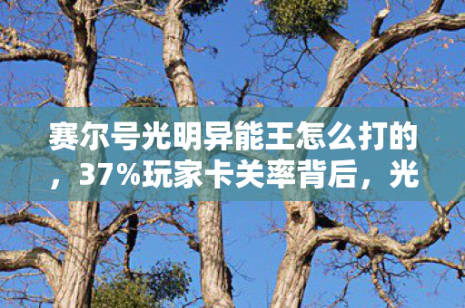 赛尔号光明异能王怎么打的,37%玩家卡关率背后,光明异能王竟是赛尔号最暴利的数据陷阱? 赛尔号光明异能王怎么打的,37%玩家卡关率背后,光明异能王竟是赛尔号最暴利的数据陷阱?
