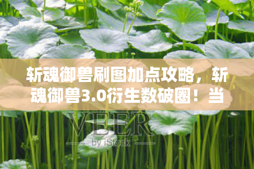 斩魂御兽刷图加点攻略，斩魂御兽3.0衍生数破圈！当手办堆满房间时，冰箱竟上演饥饿游戏