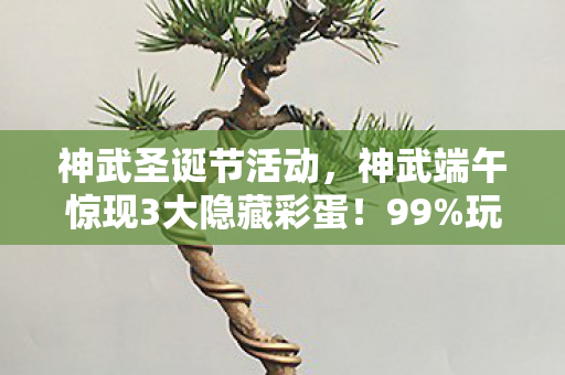 神武圣诞节活动，神武端午惊现3大隐藏彩蛋！99%玩家错过的终极真相曝光