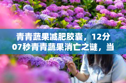 青青蔬果减肥胶囊,12分07秒青青蔬果消亡之谜,当像素田埂化作数据尘埃 青青蔬果减肥胶囊,12分07秒青青蔬果消亡之谜,当像素田埂化作数据尘埃