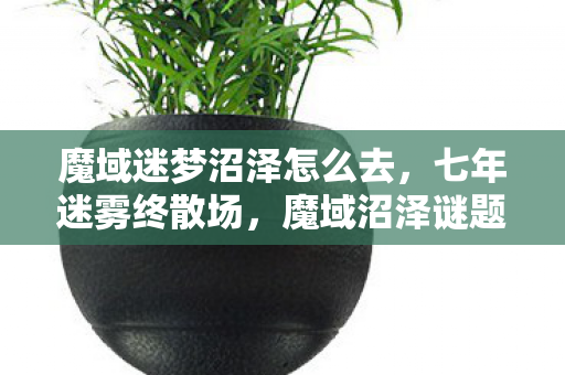 魔域迷梦沼泽怎么去，七年迷雾终散场，魔域沼泽谜题未解，泪目见证终章