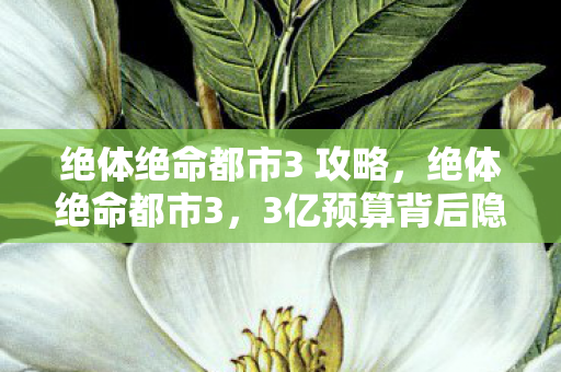 绝体绝命都市3 攻略，绝体绝命都市3，3亿预算背后隐情曝光！离职老兵掀桌，这方案早该枪毙！