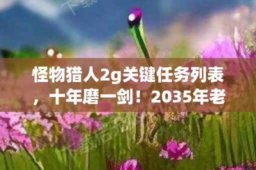 怪物猎人2g关键任务列表,十年磨一剑!2035年老猎人揭秘,怪物猎人2G关键任务如何重塑命运轨迹 怪物猎人2g关键任务列表,十年磨一剑!2035年老猎人揭秘,怪物猎人2G关键任务如何重塑命运轨迹