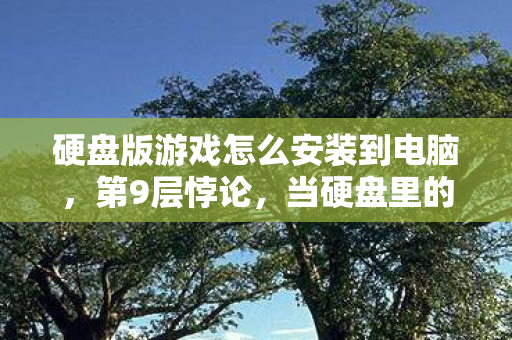硬盘版游戏怎么安装到电脑,第9层悖论,当硬盘里的神明在现实深渊里溺亡 硬盘版游戏怎么安装到电脑,第9层悖论,当硬盘里的神明在现实深渊里溺亡