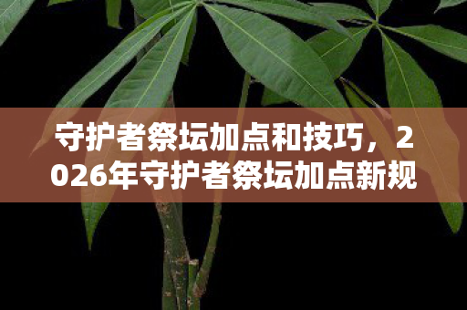守护者祭坛加点和技巧,2026年守护者祭坛加点新规!99%玩家不知道的3大隐藏流派 守护者祭坛加点和技巧,2026年守护者祭坛加点新规!99%玩家不知道的3大隐藏流派