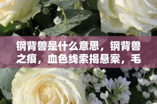 钢背兽是什么意思,钢背兽之痕,血色线索揭悬案,毛骨悚然自掘坟 钢背兽是什么意思,钢背兽之痕,血色线索揭悬案,毛骨悚然自掘坟