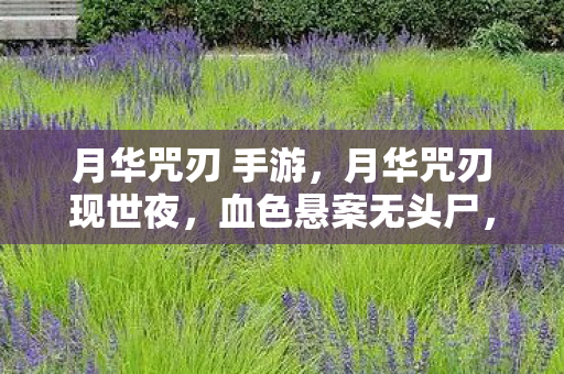 月华咒刃 手游，月华咒刃现世夜，血色悬案无头尸，寒意直透骨！