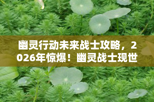 幽灵行动未来战士攻略，2026年惊爆！幽灵战士现世，是救世曙光还是灭世前兆？