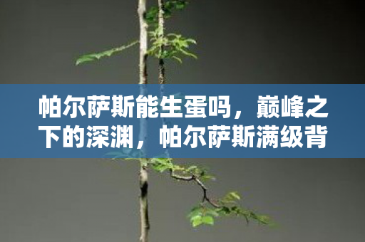 帕尔萨斯能生蛋吗,巅峰之下的深渊,帕尔萨斯满级背后,现实人生的荒诞悖论与灵魂震颤 帕尔萨斯能生蛋吗,巅峰之下的深渊,帕尔萨斯满级背后,现实人生的荒诞悖论与灵魂震颤