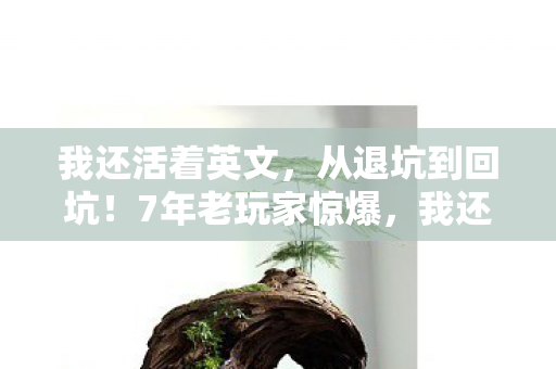 我还活着英文，从退坑到回坑！7年老玩家惊爆，我还活着竟藏着这秘密？