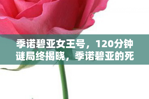 季诺碧亚女王号，120分钟谜局终揭晓，季诺碧亚的死亡时间线，泪目真相待解