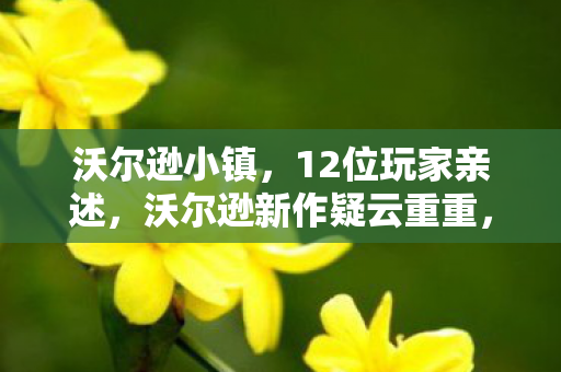 沃尔逊小镇,12位玩家亲述,沃尔逊新作疑云重重,这操作谁能绷得住? 沃尔逊小镇,12位玩家亲述,沃尔逊新作疑云重重,这操作谁能绷得住?