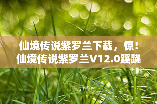 仙境传说紫罗兰下载,惊!仙境传说紫罗兰V12.0蹊跷大改,老玩家直呼爷青结! 仙境传说紫罗兰下载,惊!仙境传说紫罗兰V12.0蹊跷大改,老玩家直呼爷青结!
