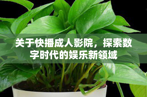 关于快播成人影院,探索数字时代的娱乐新领域 关于快播成人影院,探索数字时代的娱乐新领域