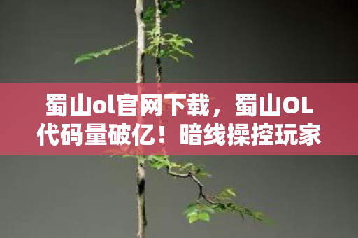 暗线操控玩家头皮发麻图片