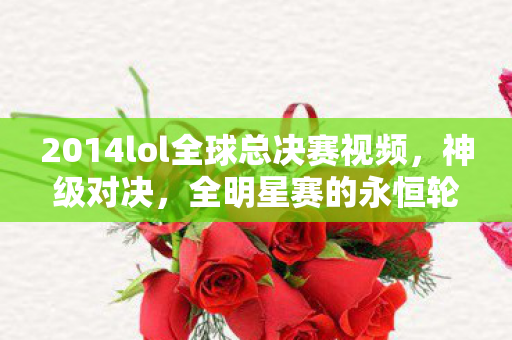 2014lol全球总决赛视频,神级对决,全明星赛的永恒轮回与刹那自由之悖论,灵魂震颤! 2014lol全球总决赛视频,神级对决,全明星赛的永恒轮回与刹那自由之悖论,灵魂震颤!