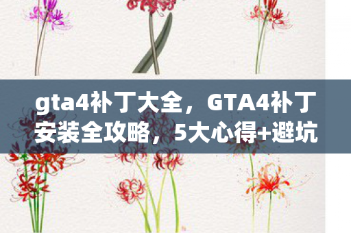 GTA4补丁安装全攻略图片