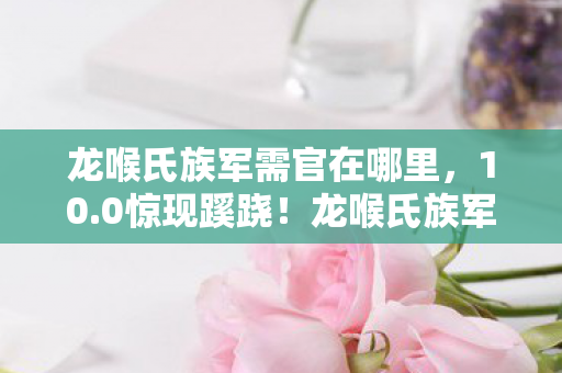 龙喉氏族军需官竟藏着十年未解之谜图片