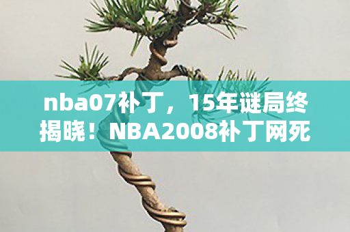 nba07补丁,15年谜局终揭晓!NBA2008补丁网死亡时间表曝光,玩家泪目 nba07补丁,15年谜局终揭晓!NBA2008补丁网死亡时间表曝光,玩家泪目
