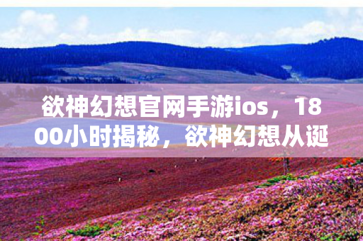 欲神幻想官网手游ios，1800小时揭秘，欲神幻想从诞生到封神的泪目谜局