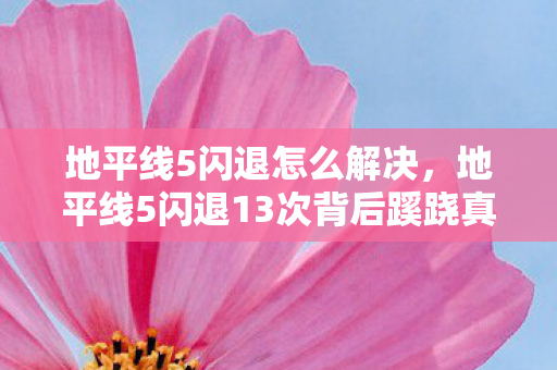 地平线5闪退怎么解决，地平线5闪退13次背后蹊跷真相，读到结局后背发凉！