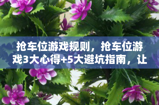 抢车位游戏规则，抢车位游戏3大心得+5大避坑指南，让你轻松玩转不踩雷！