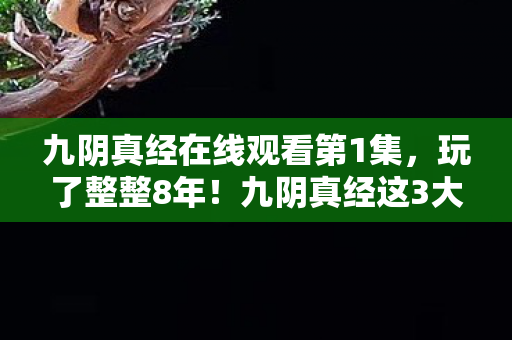 九阴真经在线观看第1集，玩了整整8年！九阴真经这3大抉择，哪个才是你的江湖归宿？
