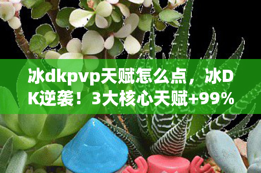 玩家不知的PVP暴风输出心得图片