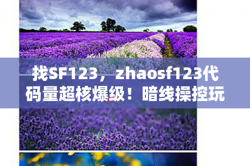 zhaosf123代码量超核爆级图片