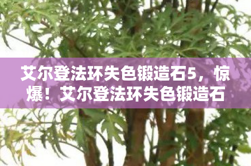 艾尔登法环失色锻造石竟藏500万隐情图片
