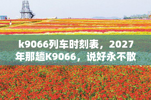 2027年那趟K9066图片