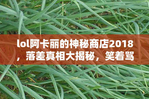 lol阿卡丽的神秘商店2018图片