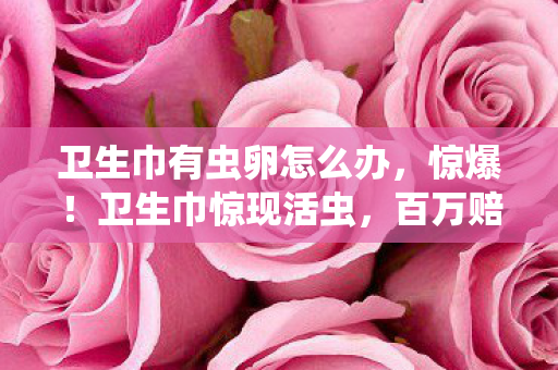 卫生巾有虫卵怎么办图片