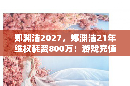 郑渊洁21年维权耗资800万图片
