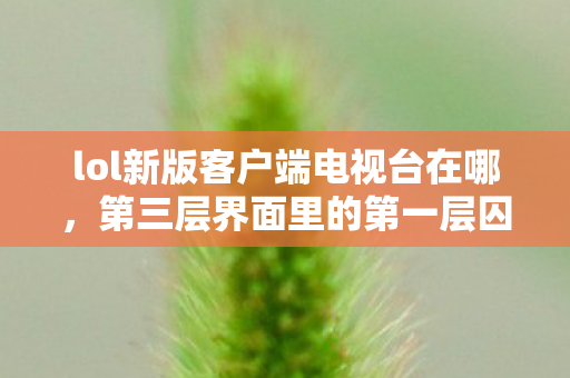 当LOL电视台成为命运回廊的悖论镜像图片