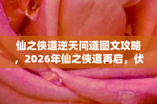 仙之侠道逆天问道图文攻略图片
