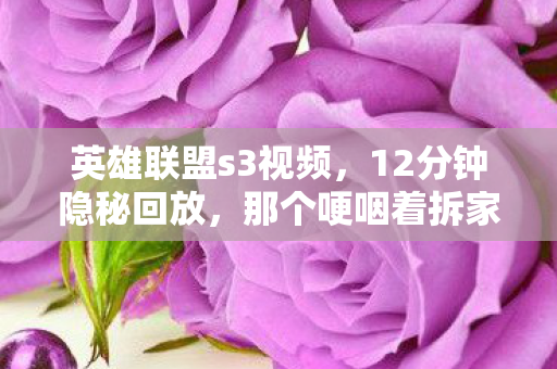 那个哽咽着拆家的S3少年图片