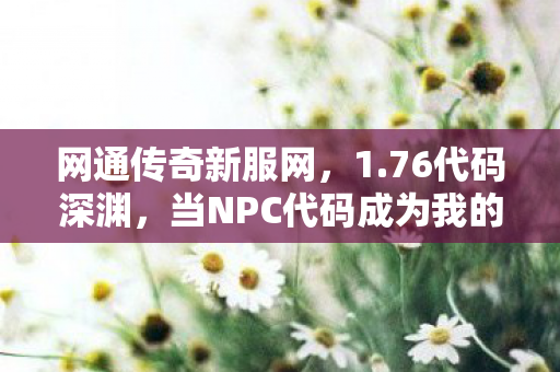 当NPC代码成为我的生存暗线图片