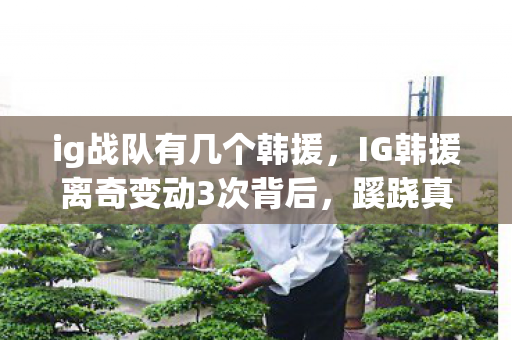 IG韩援离奇变动3次背后图片