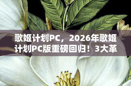 2026年歌姬计划PC版重磅回归图片