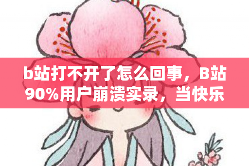 b站打不开了怎么回事图片
