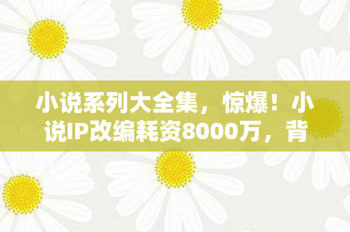 小说IP改编耗资8000万图片